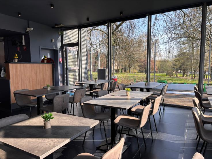 Vue sur le parc depuis Frit'zza