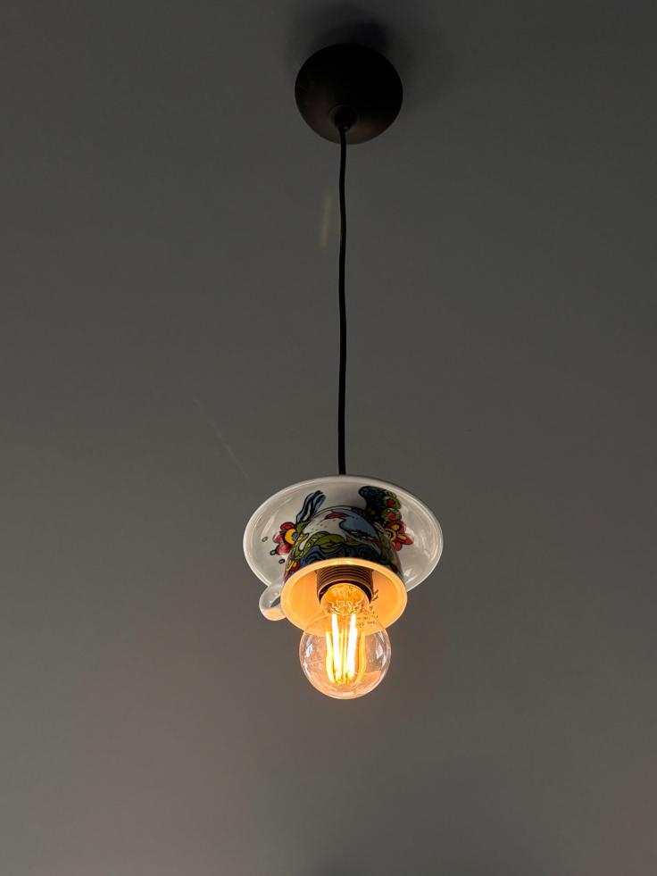 Luminaire ceramique sicilienne